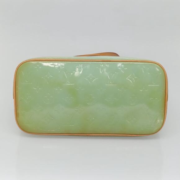 LOUIS VUITTON Monogram Vernis Houston Hand Bag Baby Blue M91005 - Picture 9 of 12